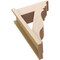 Ekena Millwork 7 1/2-in W x 18-in D x 26-in H Funston Trad Rough Cedar Woodgrain TimberThane Outlooker, Primed Tan OUTUR075X18X26FST04RCPR - alternate 5